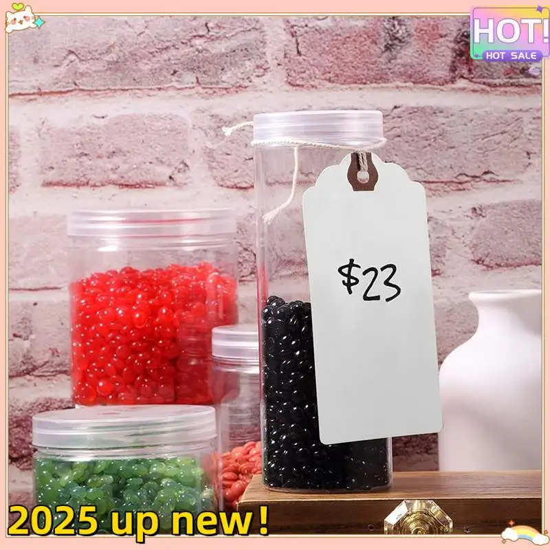 L47A-240Pcs 4 3/4 X 2 3/8In Manila Labels Shipping Labels Cardboard Labels With String Hanging Labels With Reinforced Holes