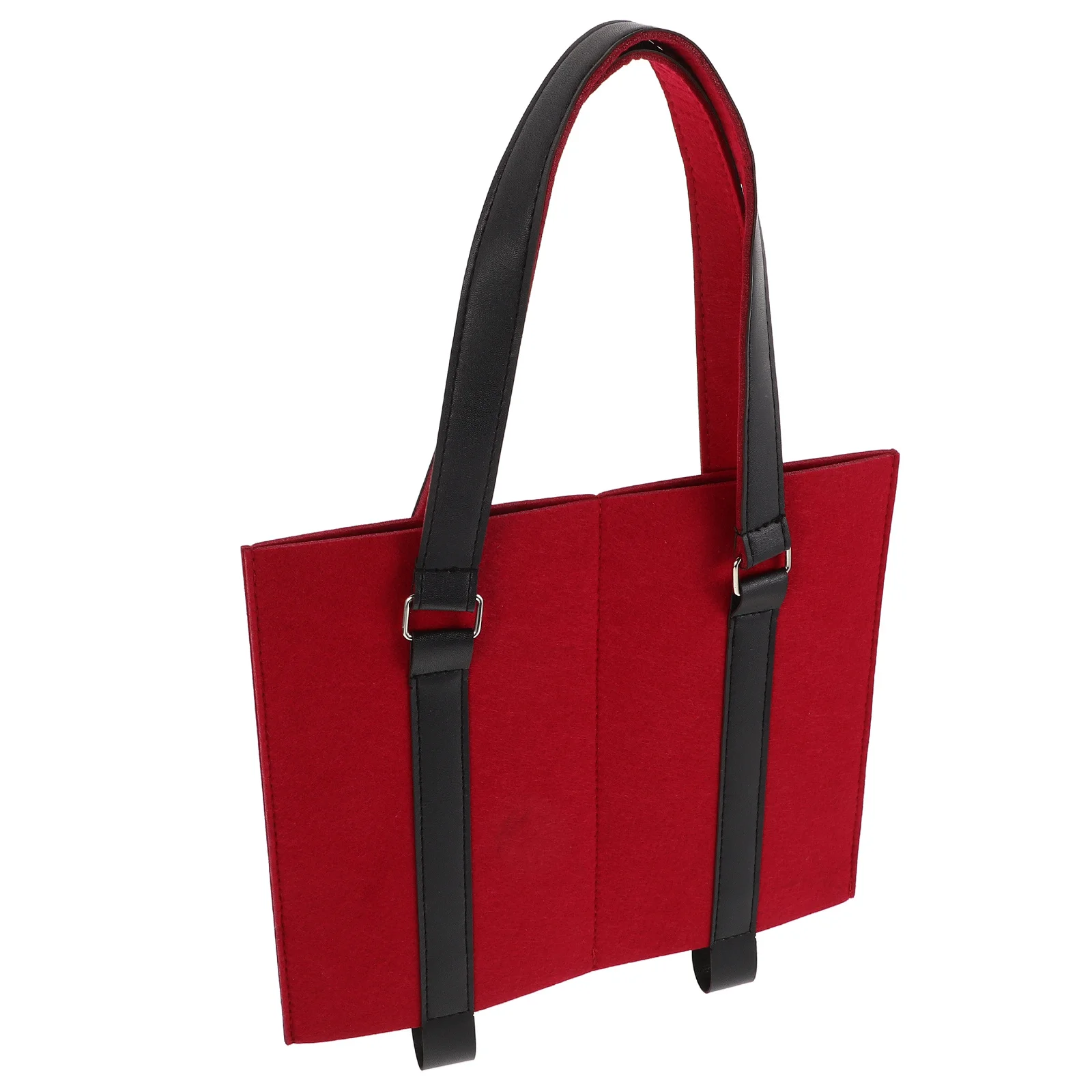 

Wine Bottle Carrier Bag Felt Tote Dual Bottle Holder Portable Folding Design for Picnic Festival Reusable Shopping