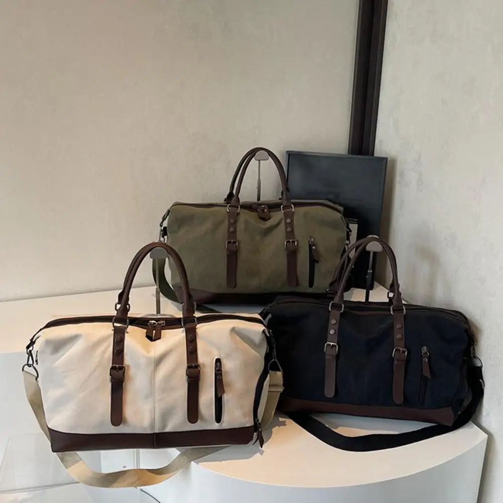 

Дорожная сумка с отделением для обуви Холщовая спортивная сумка Weekender Duffle Bag с отделением для обуви для женщин Crossbody Travel for Gym