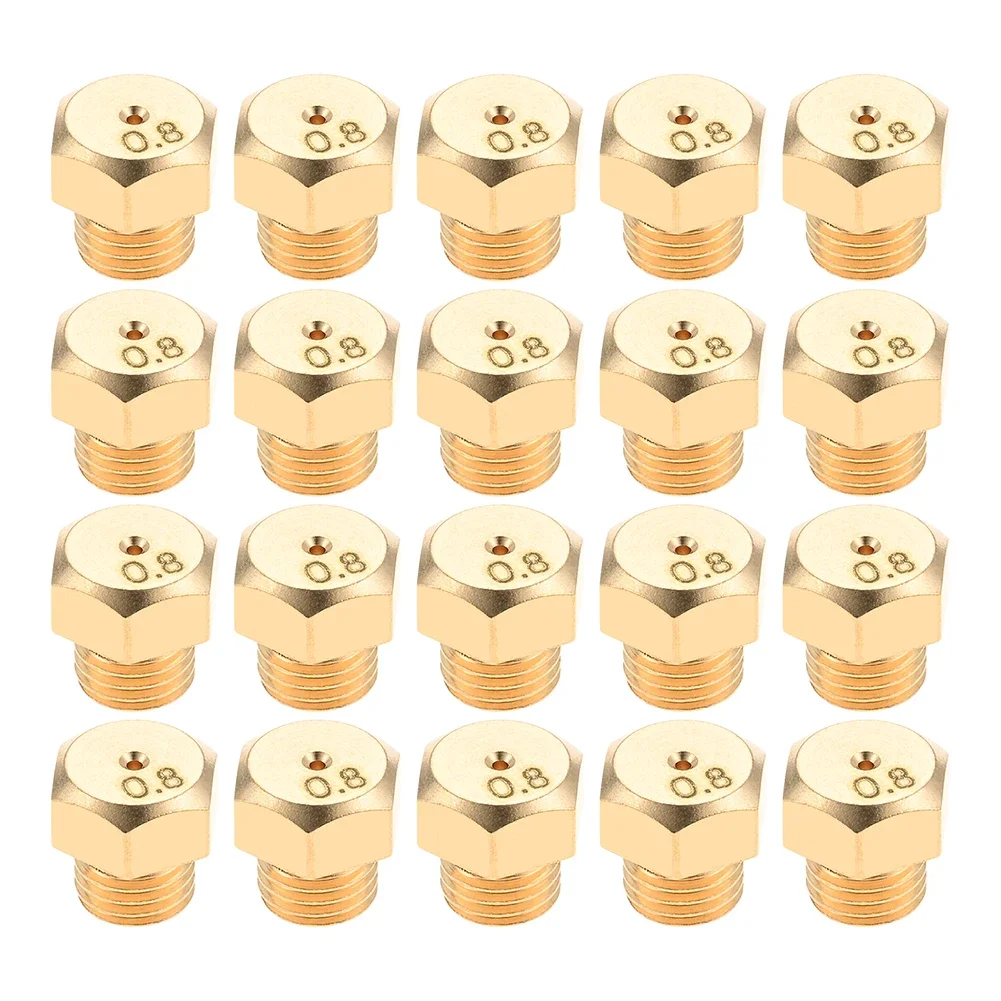 حل بديل مريح، عبوة عدد عشرين من الفوهات النحاسية المصممة لتعزيز تجربة الطبخ الخارجية