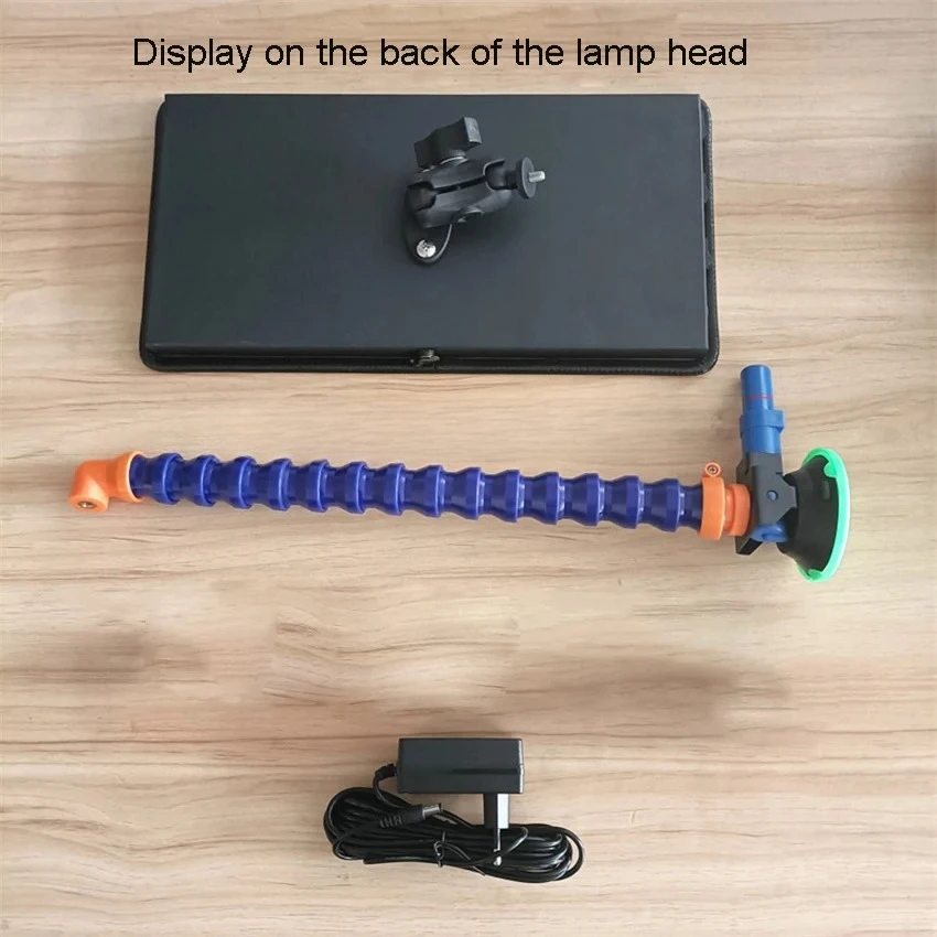 Cordless LED Lamp Checking Tool for Car Paintless Dent Repair - 6 LED Light, Portable Dent Inspection Lamp, Car Body Dent Board - view 4