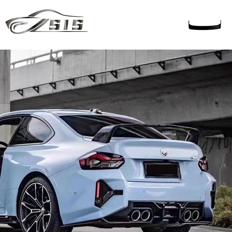 G87 M2 Dry Carbon Fiber Rear Wing Spoiler Fits For G87 M2 MP Car Back Trunk Spoilers Auto Boot Bumper Lips Tail Wings Modified