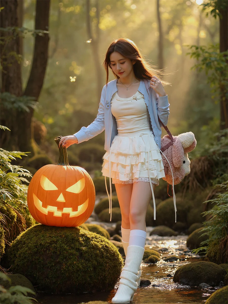 الدانتيل المرقعة التنانير الحلوة للمرأة الحديثة الطيات تكدرت شبكة عالية الخصر أنيقة فلوي شيك الطبقات مهرجان ميدي