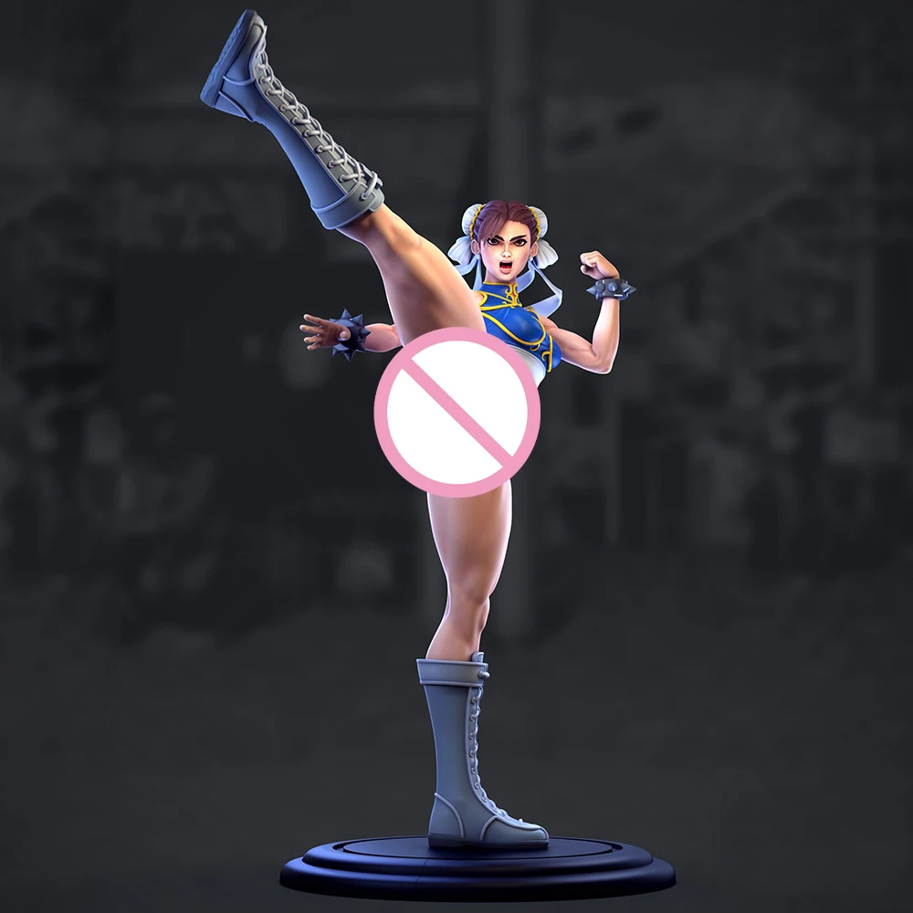 

1/24 Belle сексуальная девушка Chun-Li NSFW модель из смолы, фигурка игрушки, ремесло в разобранном виде, миниатюрная уменьшающая статуя, неокрашенные наборы