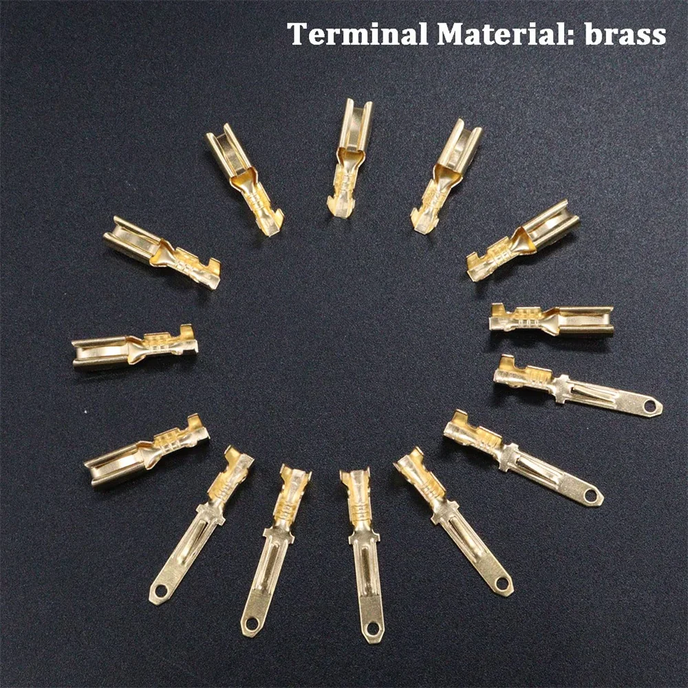 480Pcs 2.8mm 1 2 3 4 6 8Pin Electrical Motorcycle Wire Connector Male Female Socket Plug And Pin Header Crimp Wire Terminals Kit