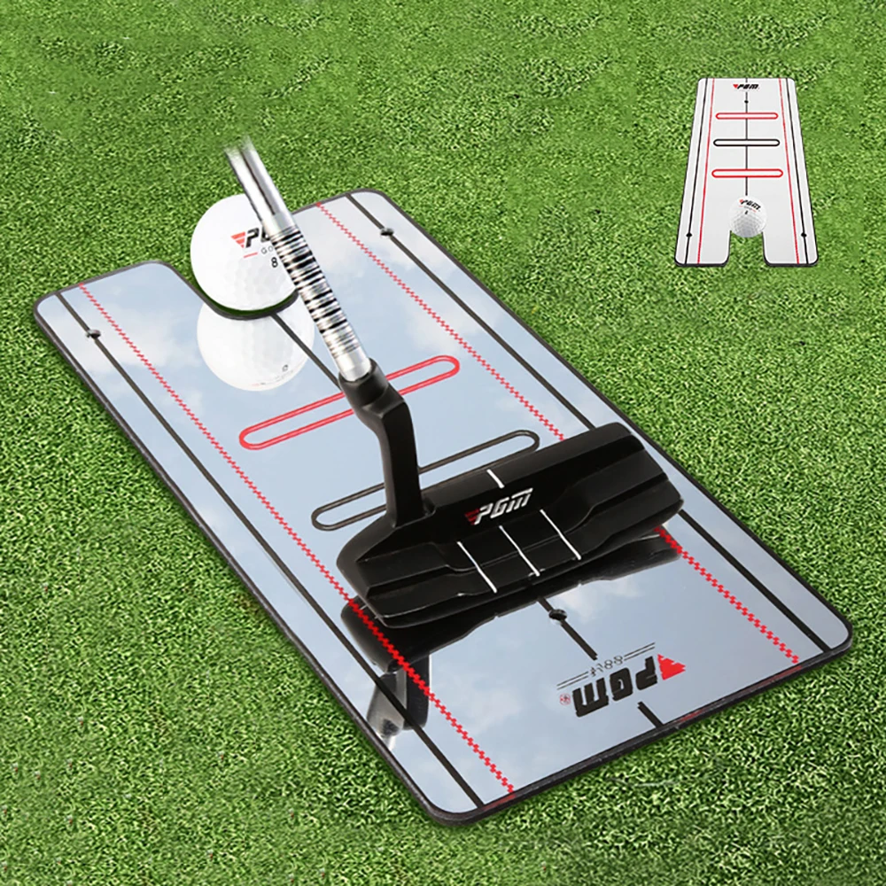 

PGM Golf Putting Alignment Mirror Eye Line Practice Golf Swing Training Aids Indoor Outdoor Swing Trainer Golf Practice Mirror