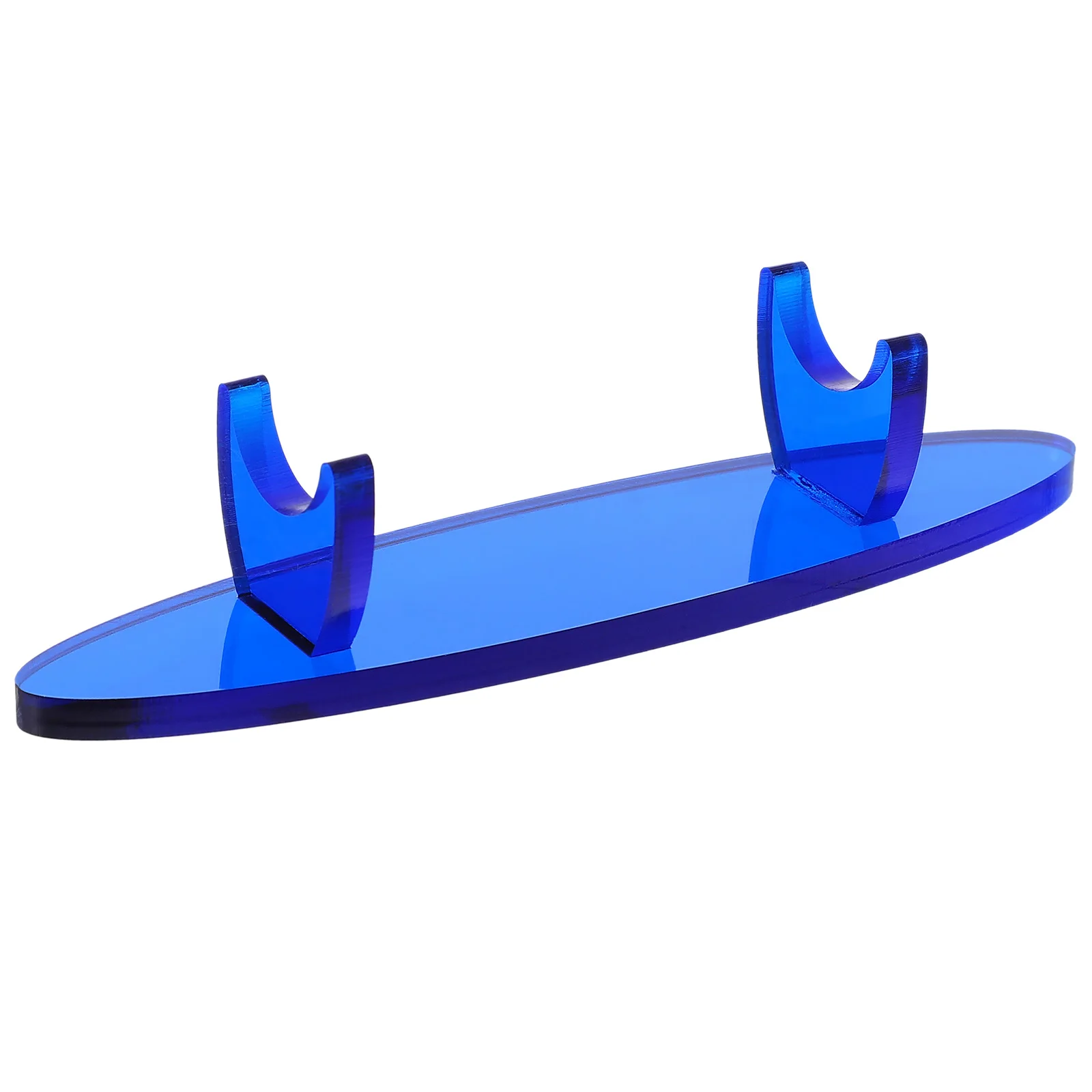 

Pen Holders Acrylic Pencil Organizer Wand Storage Rack for Desk Blue Stand Built-up Display