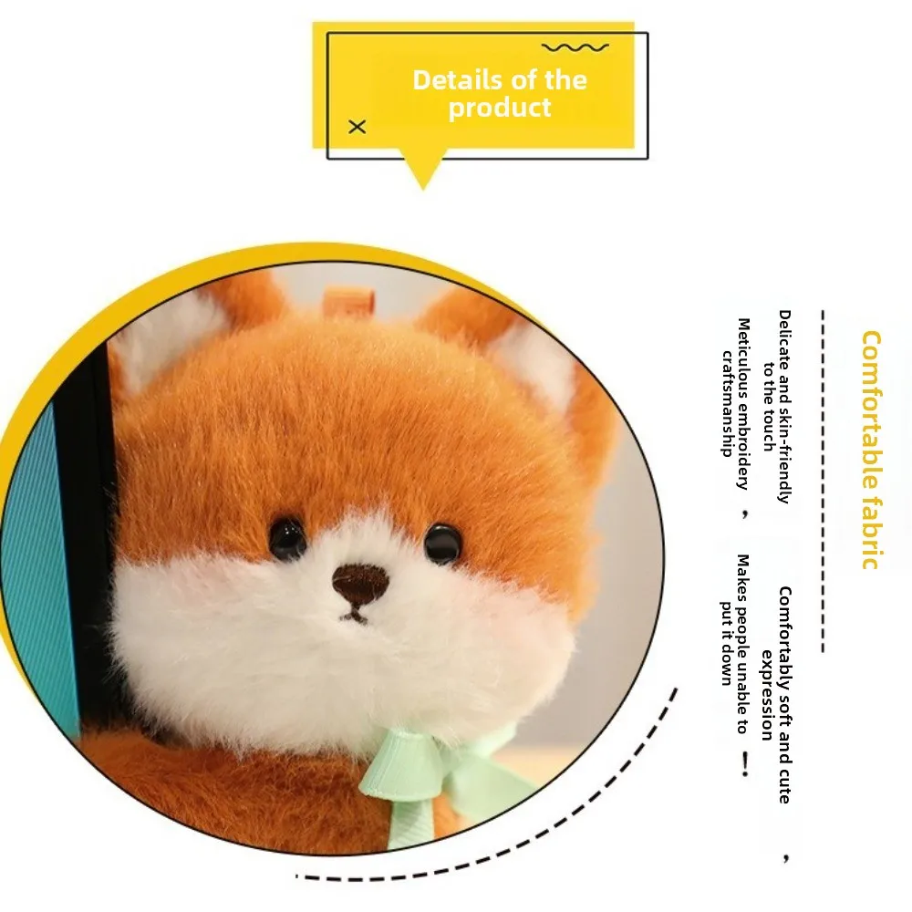 

Gifts Portable Computer Clip Little Fox Hug Shape Desk Companion Dolls Computer Decorative Dolls Animal Hug Shape Toy