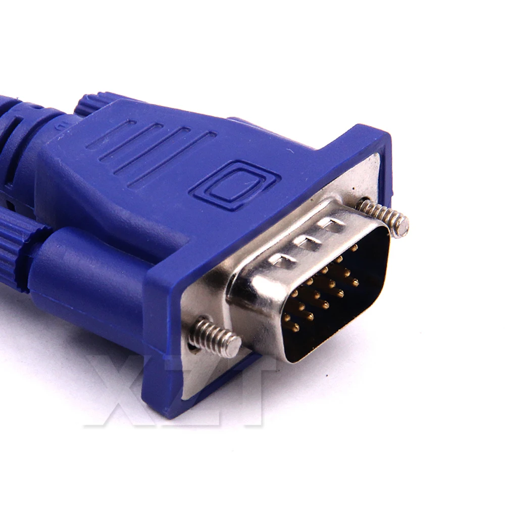 オス-オス延長コンバーターコネクター,1.3m,VGA-VGAケーブル,15ピン,コンピューターモニター,プロジェクター,PC, TVアダプター