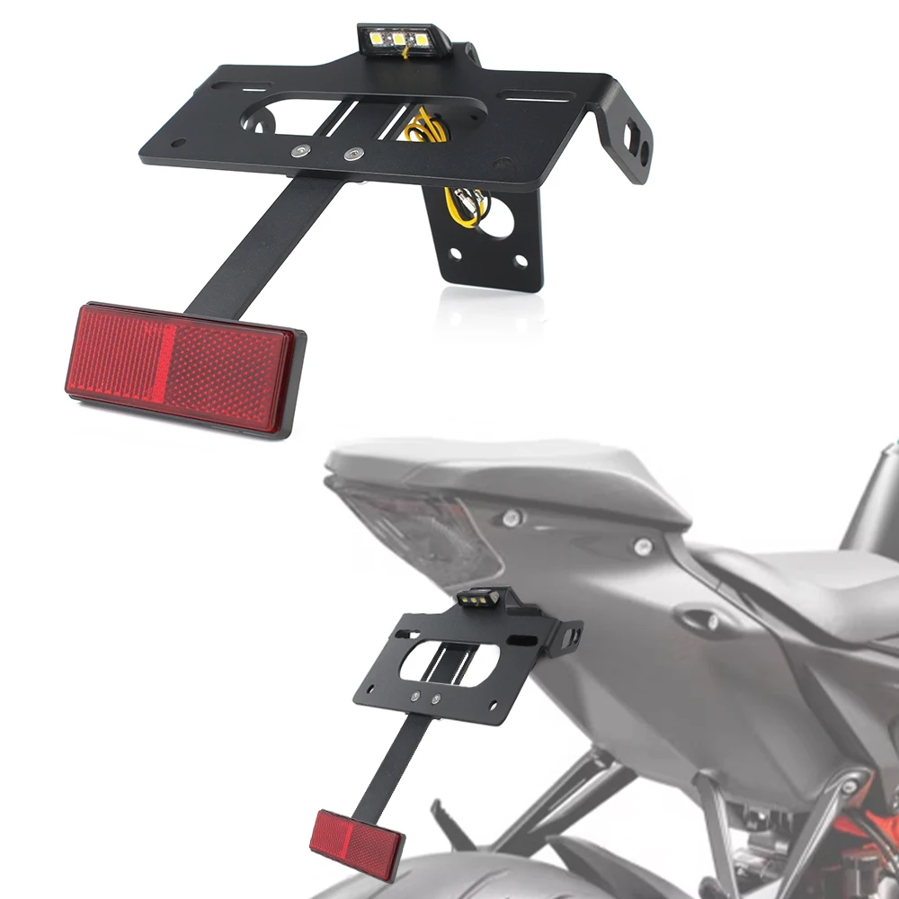 For KTM 1390 Super Duke R/R Evo 990 Duke 2024 2025 2026 Motorbike License Plate Holder Bracket ​Rear Tail Tidy Fender Eliminator