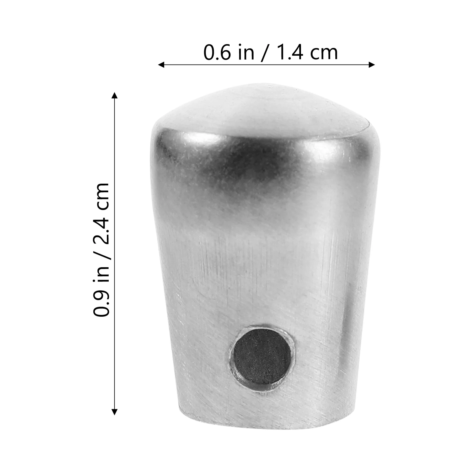 5 Pcs Stainless Steel Stair Column Accessories Wooden Handrail End Caps Railing