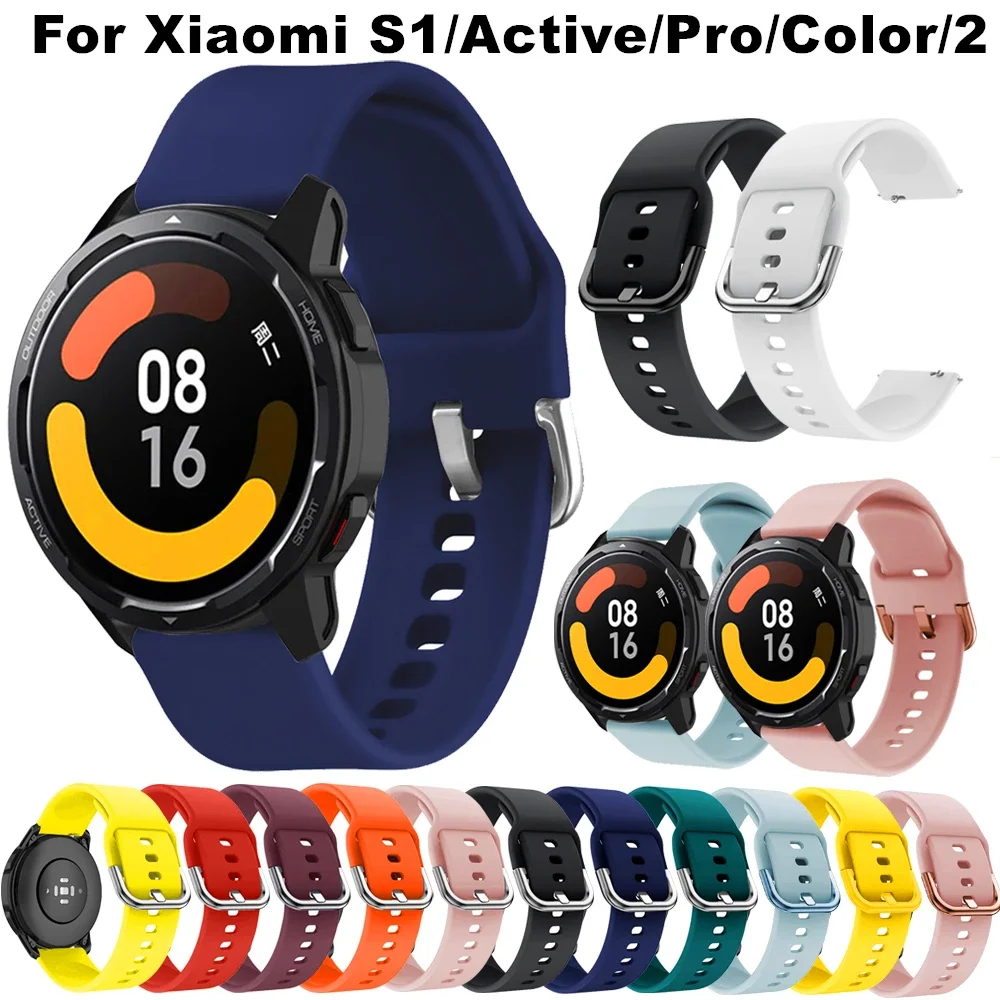 

Strap For Xiaomi MI Watch/MI Watch Color Strap Wristband Breathable Watchbands 22mm Band For Xiaomi S1 active Bracelet correa