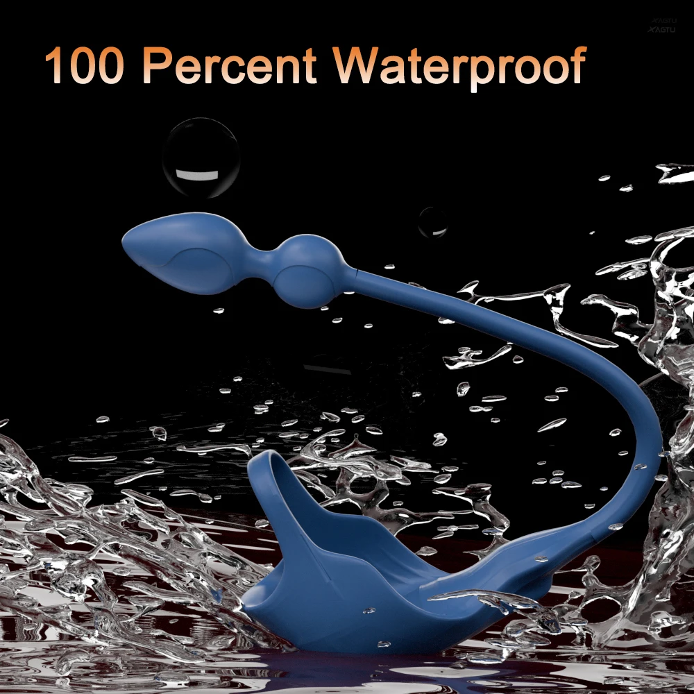 Vibrating Cock Ring Testicles Vibrator with Mini Anal Butt Delay Ejaculation Penis Ring Sex Toys for Men Couples Penisring