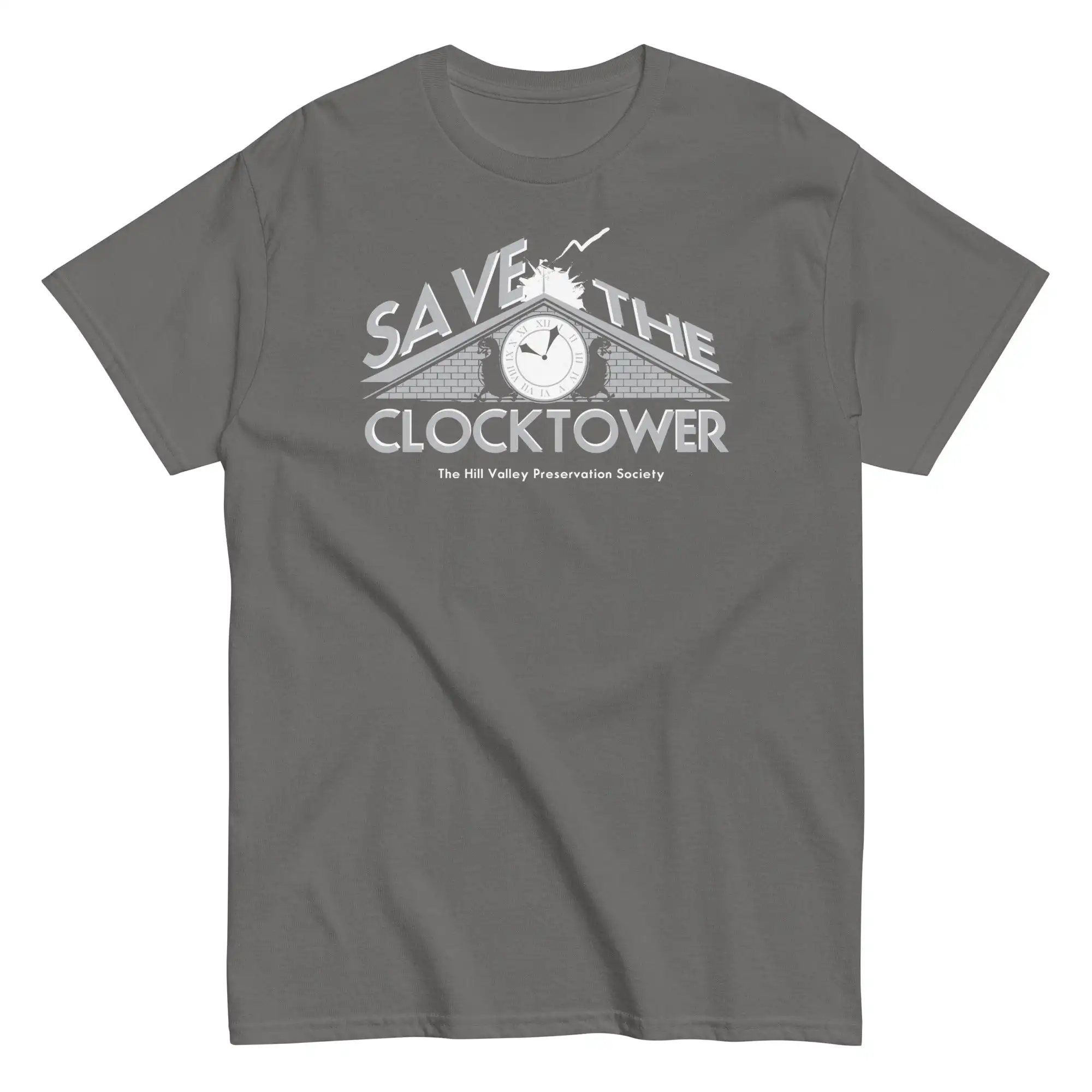 Save The Clocktower Summer Cotton Short Sleeve O-Neck Men's T-Shirt Regular Fit Tops