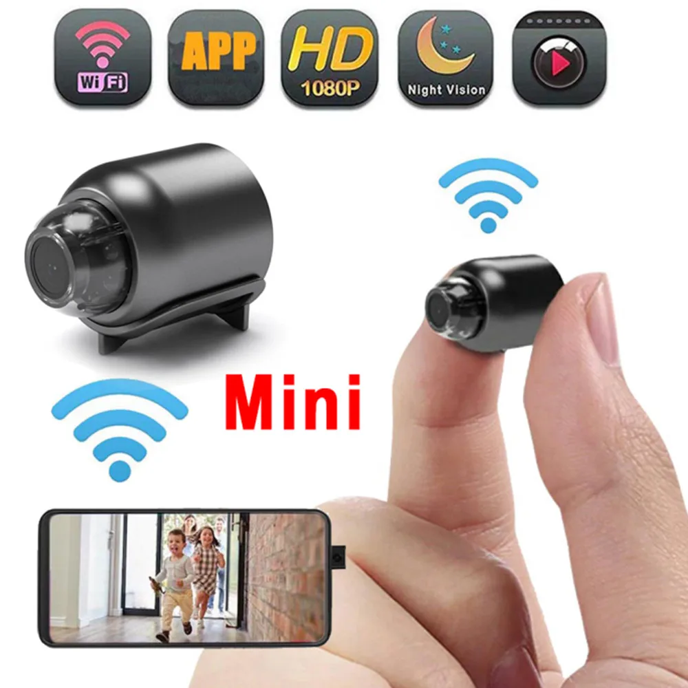 1080P HD Mini telecamera WiFi sicurezza interna sorveglianza di sicurezza Baby Monitor videocamera per visione notturna IP Cam videoregistratore Audio