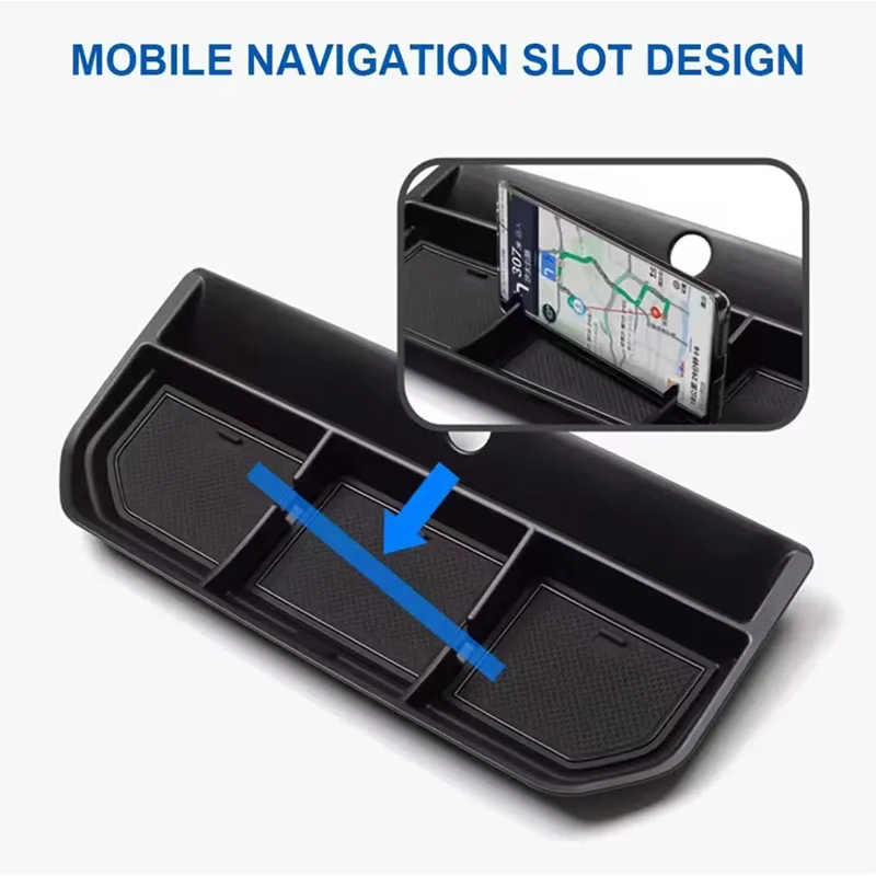 Caixa de armazenamento do painel do carro para ford f150 F-150 raptor 2021 2022 2023 console central reunindo organizador recipientes acessórios