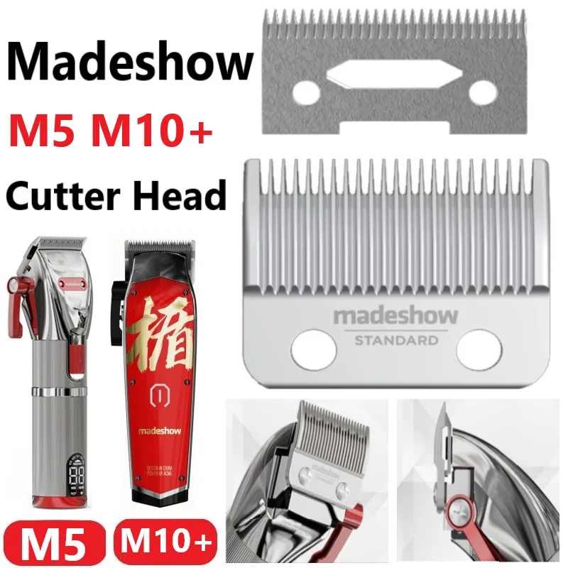 

Madeshow M5 M10 Professional Hair Clipper Blade Standard Cutter Heads Set Replacement Hair Trimmer Blade