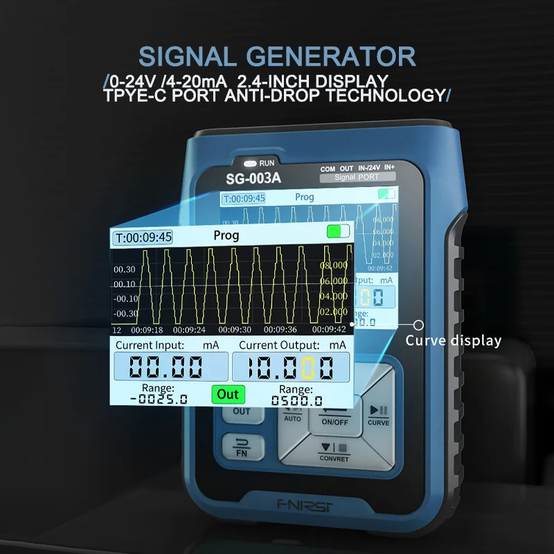 SG-003A Signal Generators 0-10V 4-20mA Adjustable Current Voltage Simulator PWM Pulse Output LCD Display Signal Transmitter