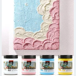300ml Quartz Sand Acrylic Paint Matte Texture Waterproof Painting Pigment Three-dimensional Decorative Painting Supplies