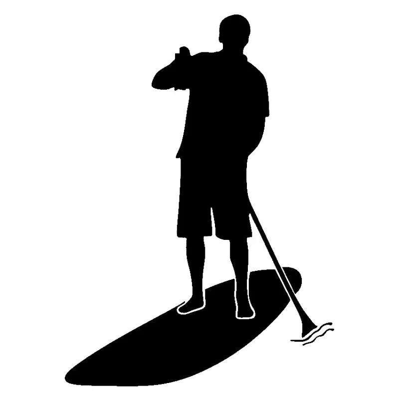 

Stand Up Paddle Board Creative Decals Fashion Car Window Decals Personalized Pvc Waterproof Decals Black/white, 17cm * 12cm