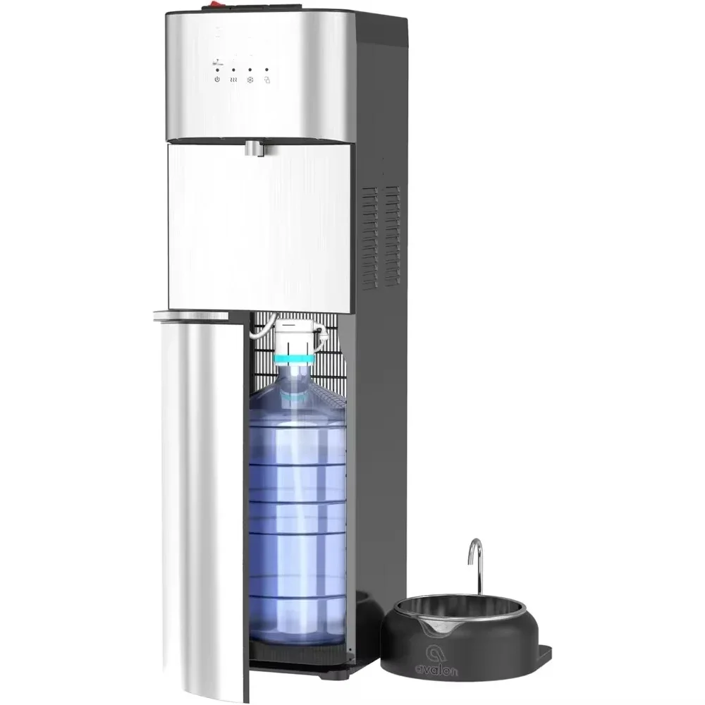 

Water Cooler Dispenser with Pet Bowl, Hot & Cold 2 Temperature Settings, Bottom Loading Water Cooler Dispenser