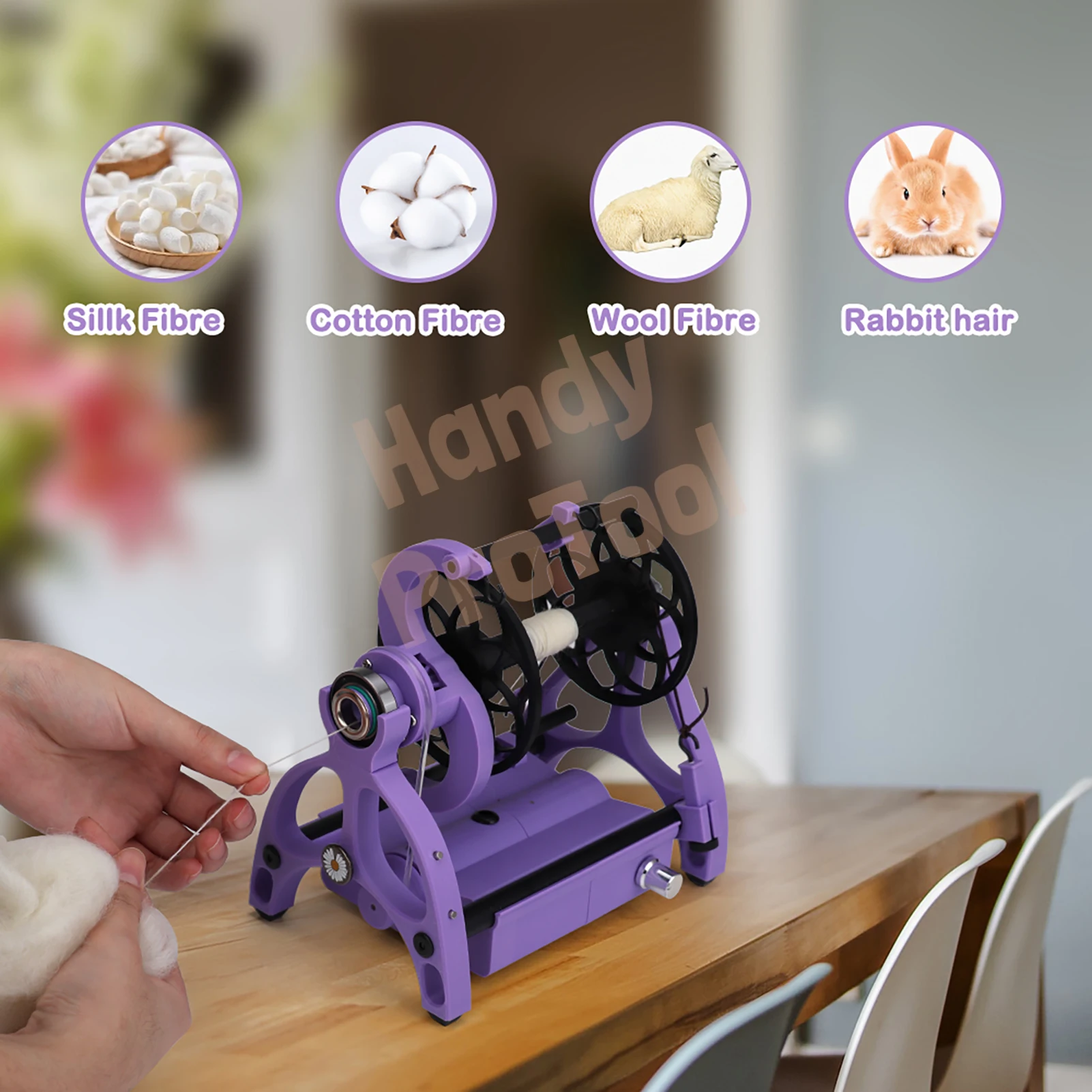 ماكينة غزل كهربائية، ذراع دولاب الموازنة من ألياف الكربون، 12 فولت، شعر الكلب، شعر القطط، صوف، قطن، تعديل السرعة الحر، تويست Z/S