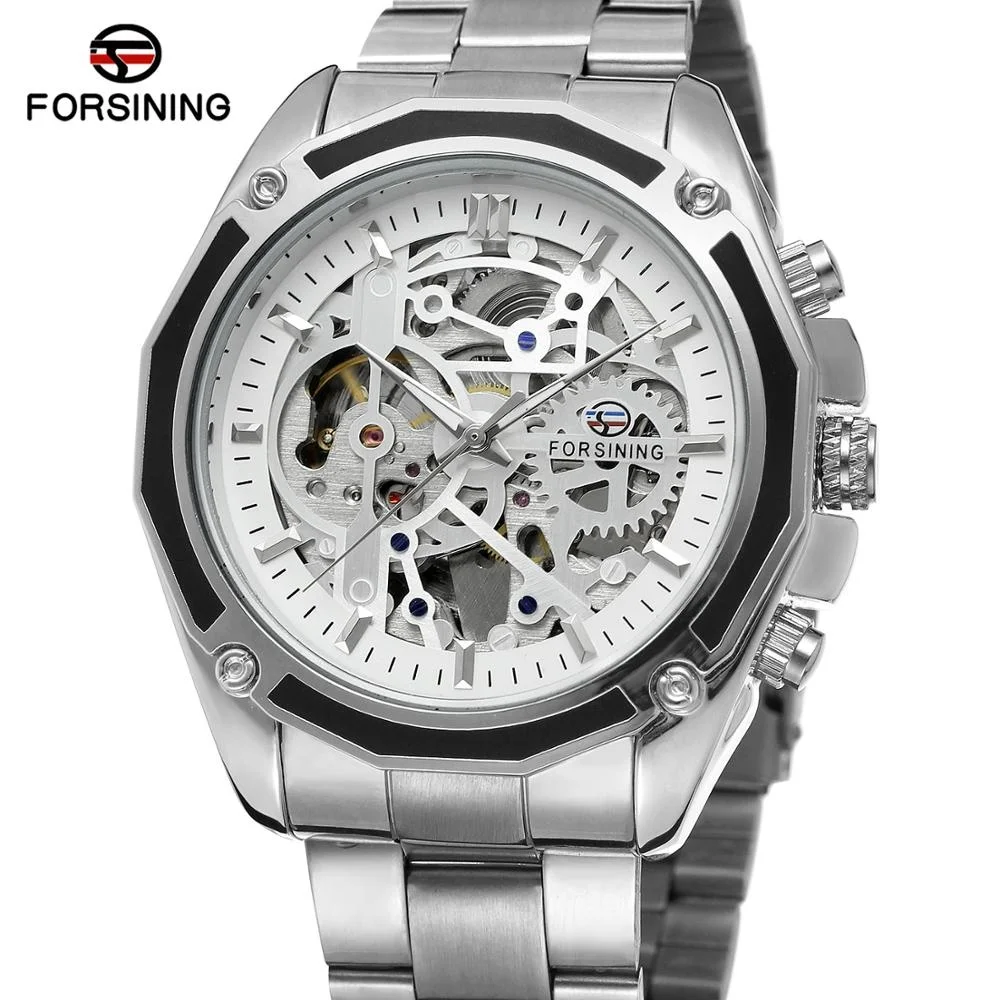 Forsining 1030G Skeleton Outdoor Automatic Watch For Men Wristwatches Montres De Luxe China Watches Manufacturer Sale Low Price