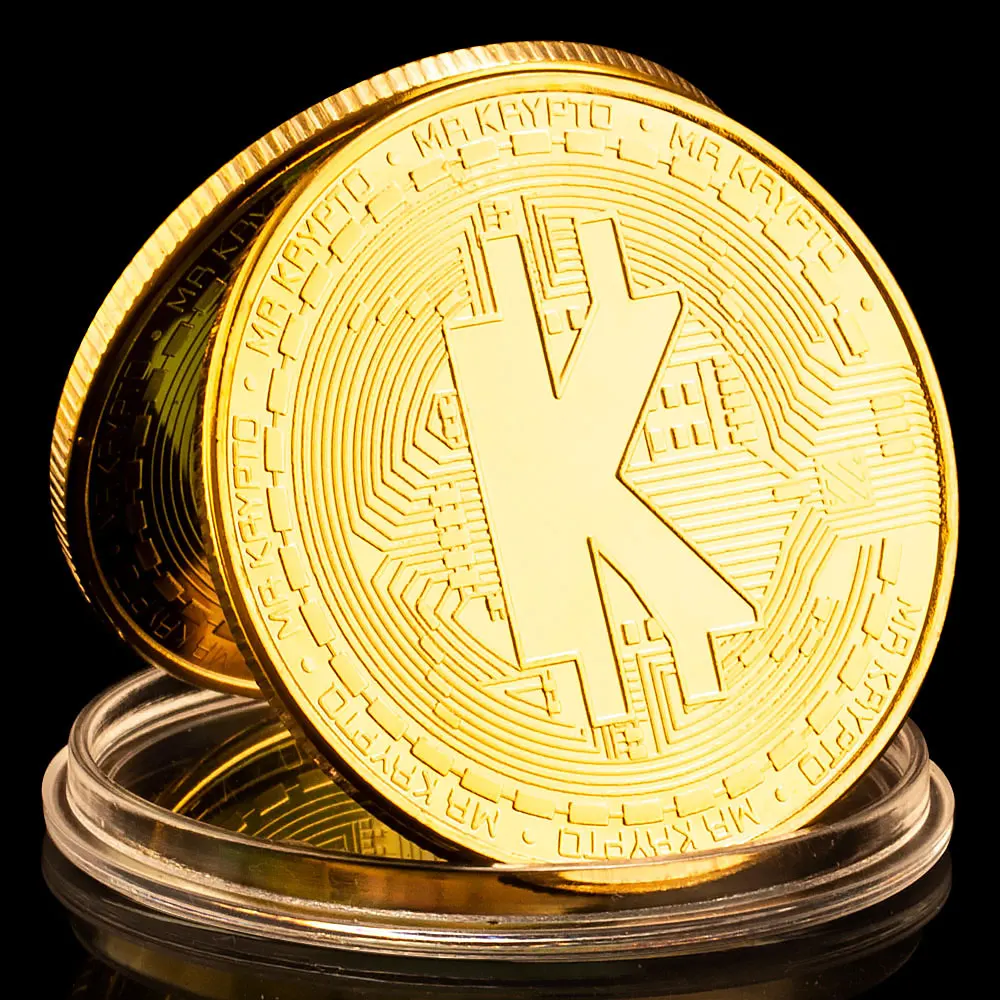 Krypto Coin Physical Cryptocurrency Coins Gold Plated Souvenirs and Gifts Crypto Coin Commemorative Coin