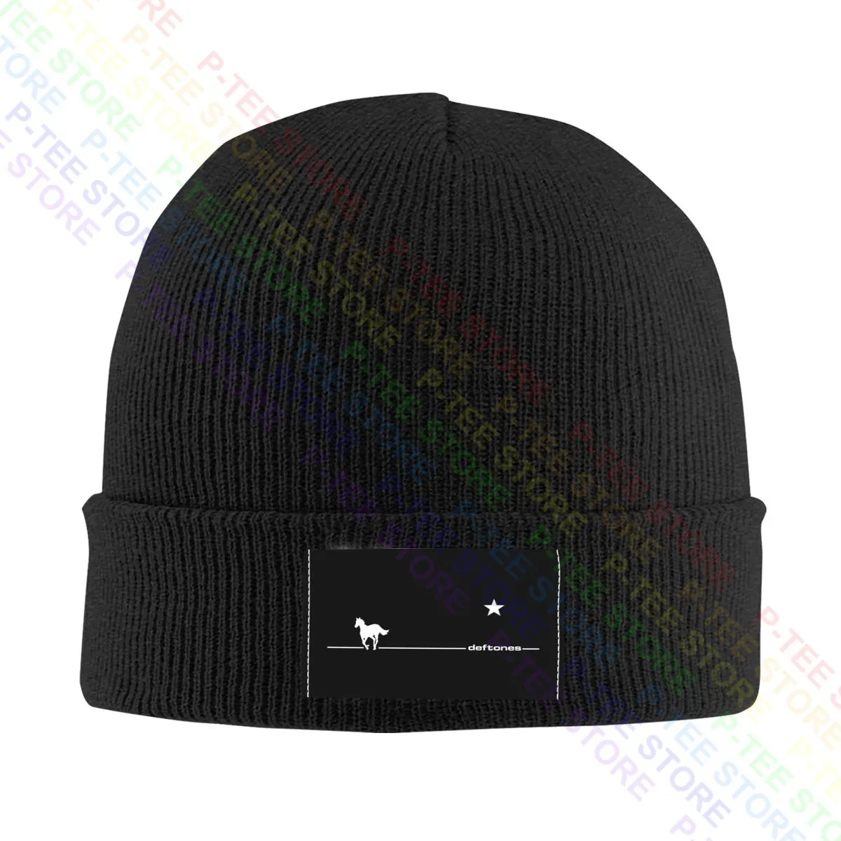 Deftones 'White Line Pony' Knitted Beanie Hat Beanies Cap Retro Hip Hop Best Quality