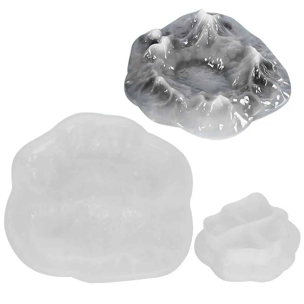 Smooth Surface Ashtray Mould Translucent Easy Demoulding Silicone Ashtray Mould Reusable DIY Ashtray Mould Home Decoration