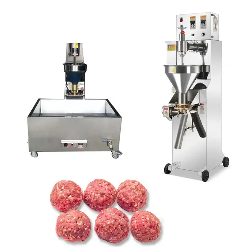 Automatic Beef Meat Ball Making Machine Fish Meat Ball Maker Commercial Meatball Forming Machine