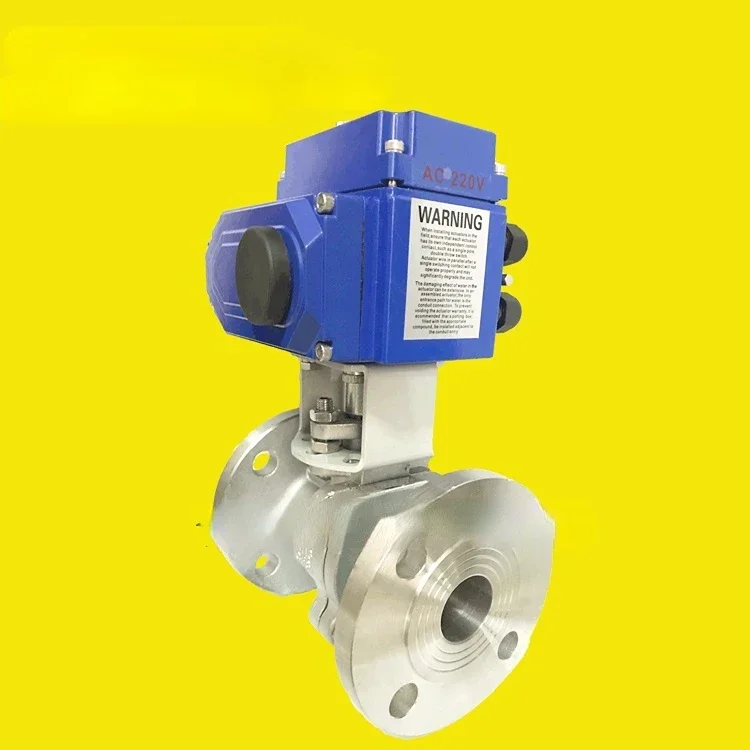 Electric flange ball  Q941F electric ball valve Stainless steel electric ball valve Flange