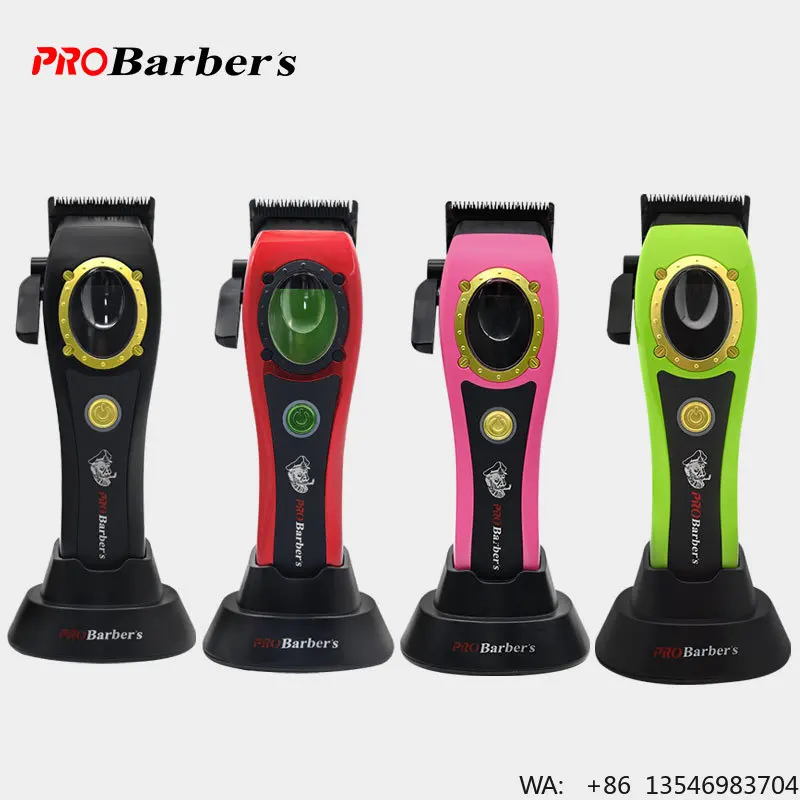 ProBarbers Professional Electric Hair Clippers 8000RPM USB Powered Stainless Steel Blades Plastic Housing Barber Trimmer