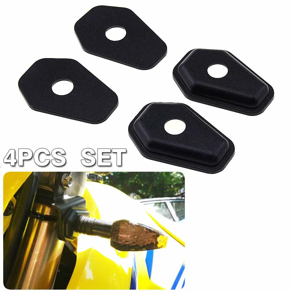 

4PCS Motorcycle Lamp Holder Adapter Turn Signal Base Gasket Conversion Parts for Suzuki GSX-R600/750/1000 GSR750 SV650/1000