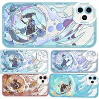 Case For Xiaomi Redmi Note 12 13 4G 11 10 9 13 Pro Plus 5G 9S 8 12S 11S Redmi 12 13 12C 13C A1 A2 9A 9C 9T 9 cover Soft Genshin