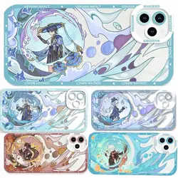 Case For iphone 15 Pro Max 11 12 13 14 Pro Max 6 6S 7 8 Plus 13 Mini XS Max XR SE 2022 cover Soft Genshin Impact Furina