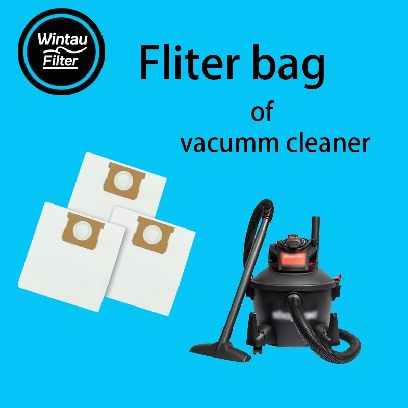 أكياس غبار المكنسة الكهربائية المقاومة للتمزق متوافقة مع Shop-Vac Type F Type I