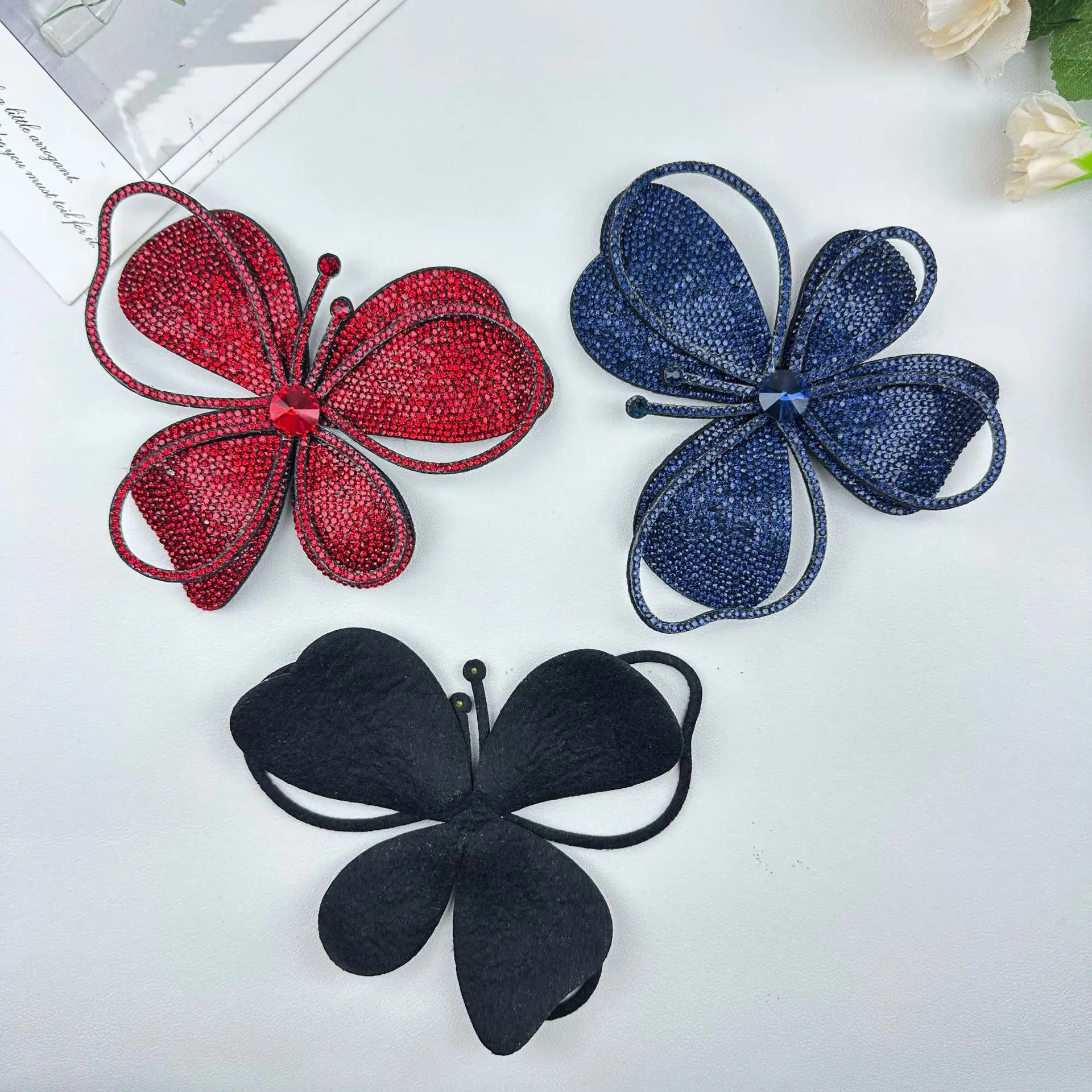 Bros Pin Bunga Berhias Batu Rh - Applique Patch Flower ulasan dan harga