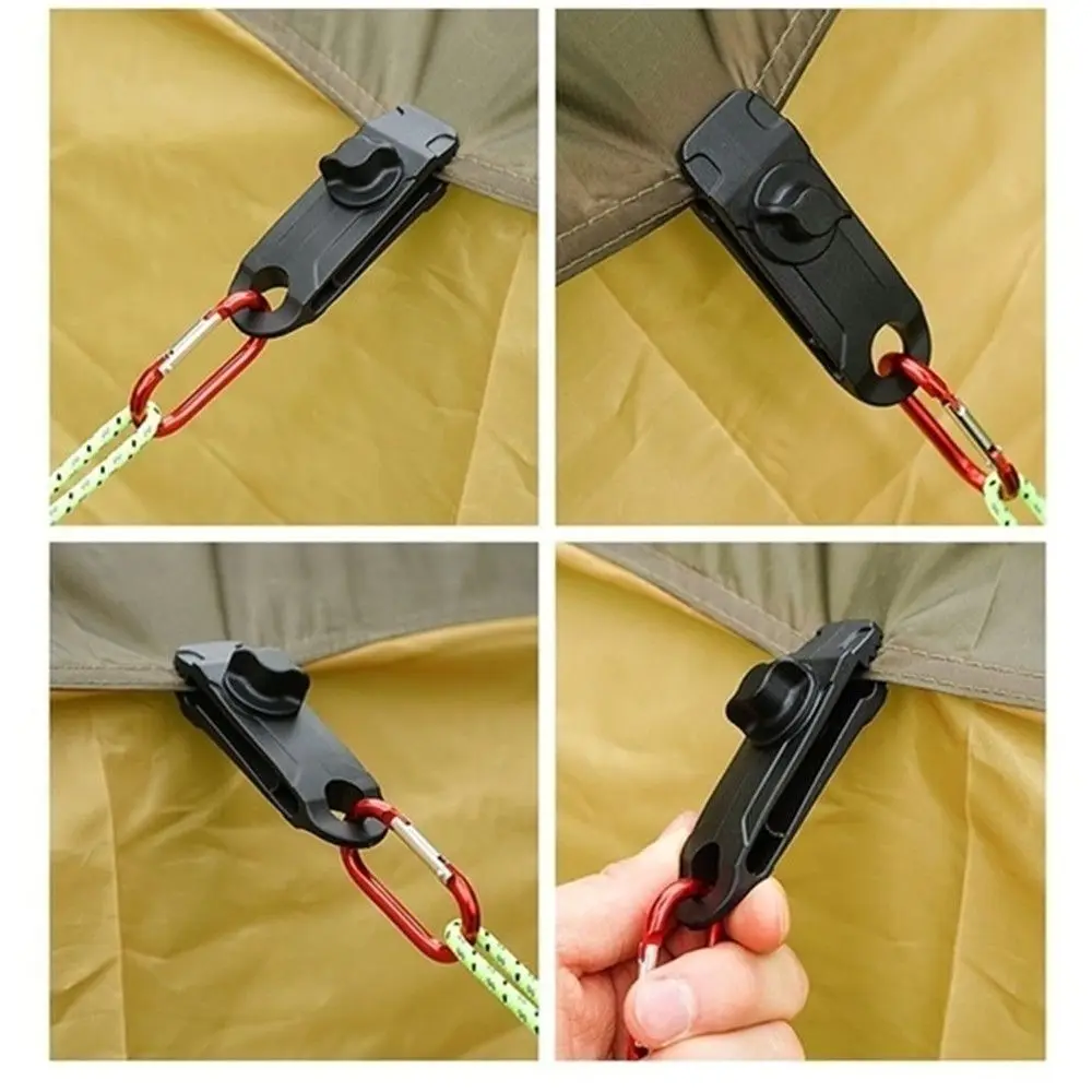 1/5/10Pcs ReusableTent Clip Tarpaulin Clip Camping Hook Buckle Camping Tool Heavy Duty image 3