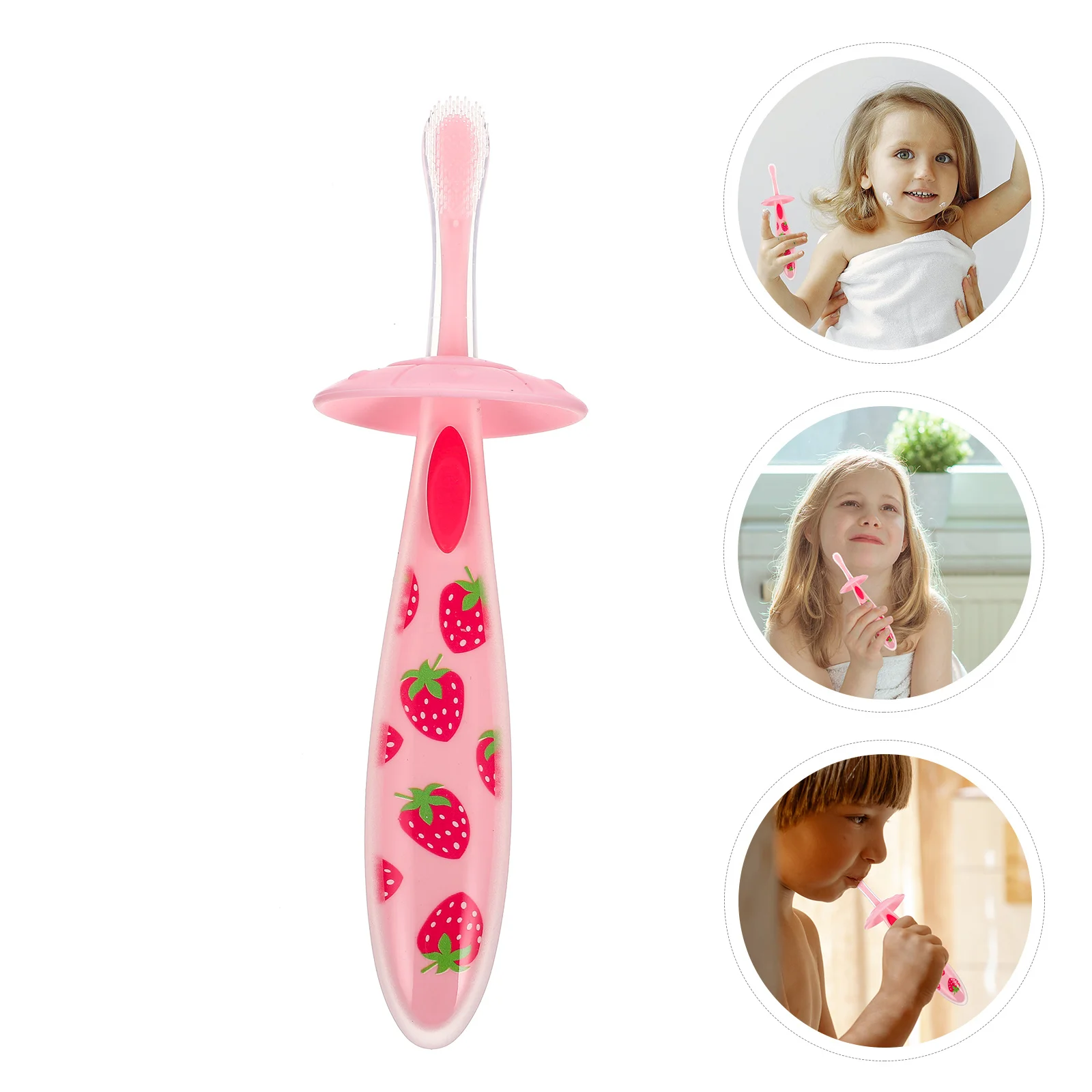 

Convenient Silicone Baby Toothbrush Portable Toddler Cleaner Adorable Infant Oral Hygiene Tool Silicone Toothbrush