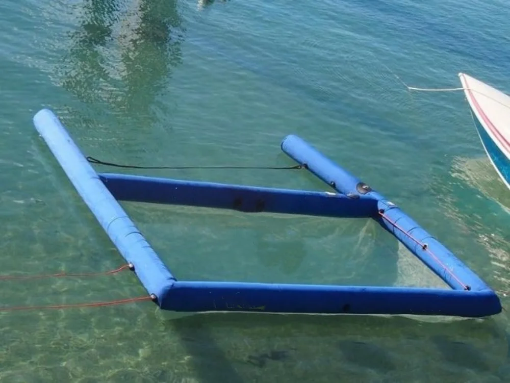 Portable PVC Tube Inflatable Anti-Jellyfish Swimming Pool Yacht Inflatable Sea Pool with Net