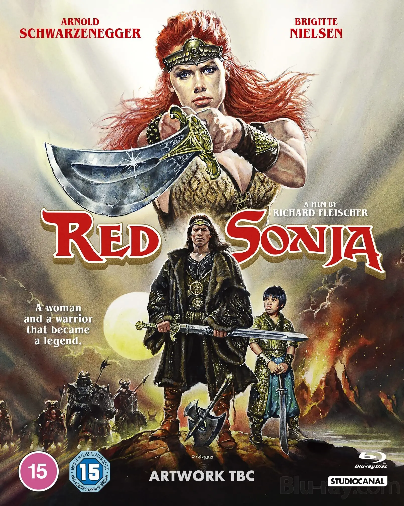 Film Red Sonja (1985) POSTER Wandkunst Huisdecoratieve schildering