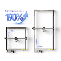 Kit de expansión de área de grabado ATOMSTACK para extensión de máquinas A5/X7/A10/S10 a eje de aluminio v-slo de 850x410mm