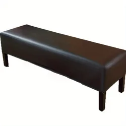 Stretch Pu Leather Waterproof Bench Slipcover 1Pcs Dining Room Bench Covers Removable Washable Bench Protector for Living Room