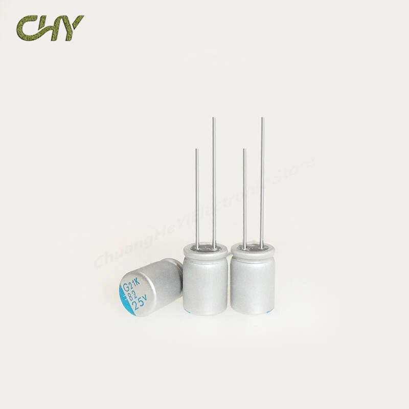 10pcs 82uF 25V NCC PSF Serires 6x8mm Super Low ESR 25V82uF For Motherboard VGA Solid Capacitors