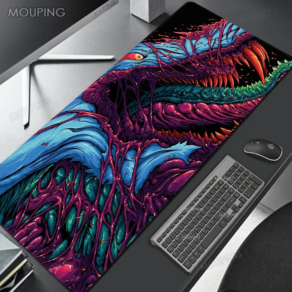 

Hyper Beast Csgo Mouse Pad Large Gaming Accessories Mousepad Gamer Slipmat Deskmat 90x40 Mouse Carpet Office Desktop Computer