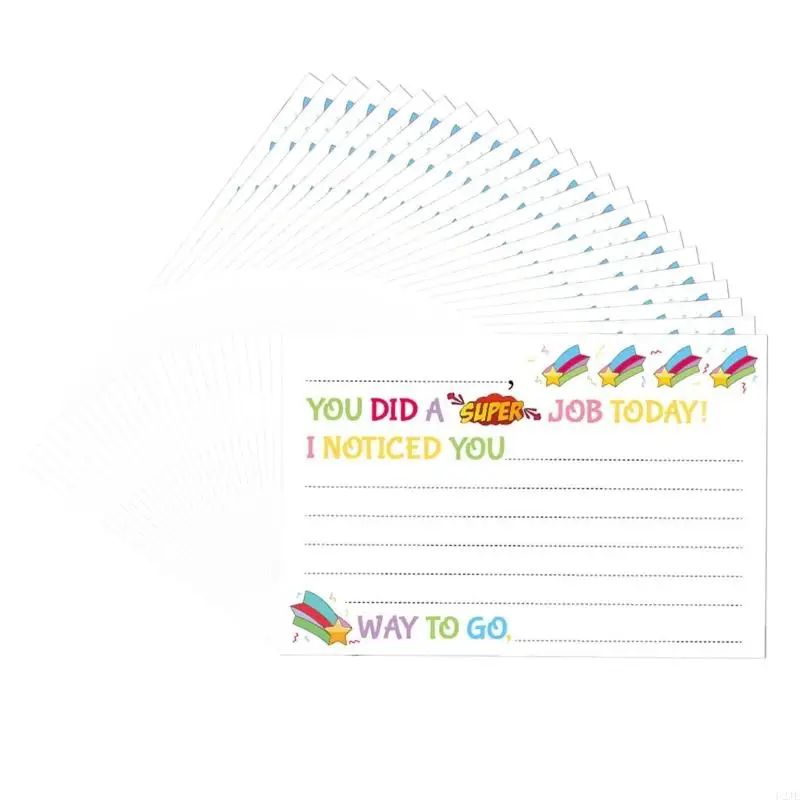 U2je 25pcs Motivacional cartão positivo cartão comportamento positivo cartão recompensa incentivo do aluno