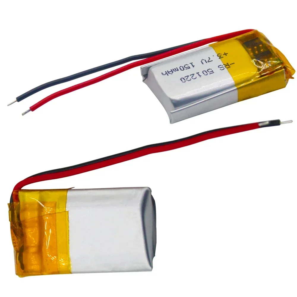 501220 3.7V 150mAh Polymer Lithium Rechargeable Battery for watch, Bluetooth headset, beauty instrument 051220