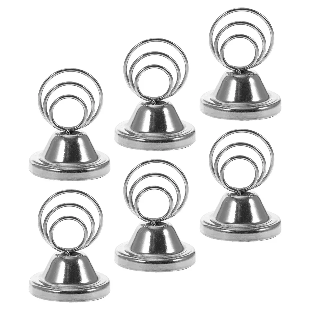 

Desk Number Stand Menu Holder Card Display Home Place Memo Clip Holders Table Metal Sign Stands Base Graduation