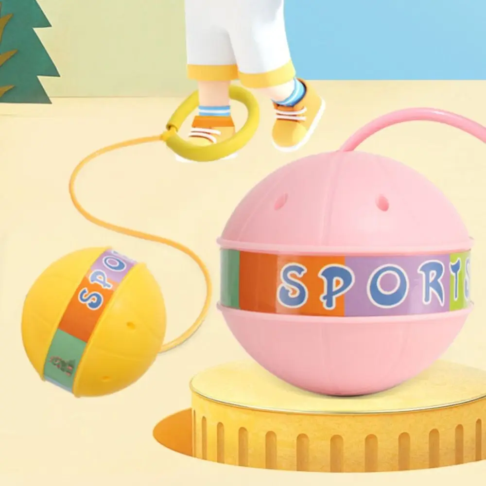 Pé hoop bola luminosa pé pulando bola balanço exercício esportes tornozelo pular bola pular cordas esportes altura crescimento